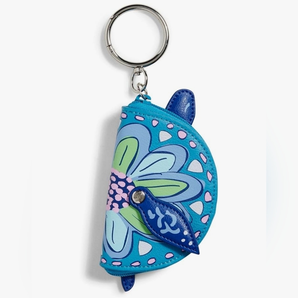 Vera Bradley Beach Coin Purse Bag Charm New - Picture 1 of 3